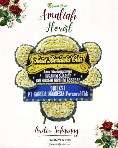 Papan Bunga Duka di Gandoang